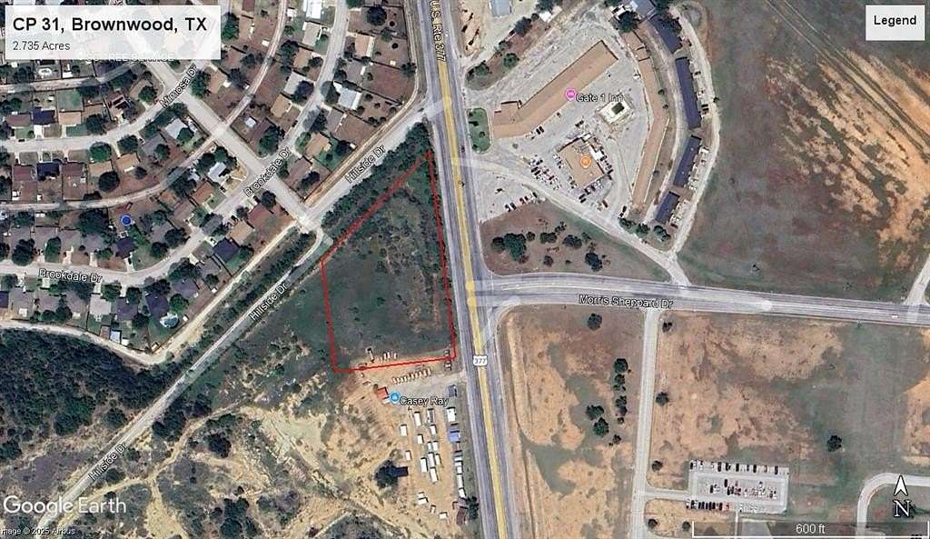 2.74 Acres of Land for Sale in Brownwood, Texas