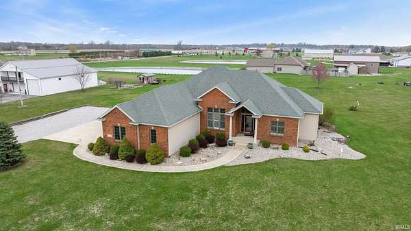 3 Acres of Residential Land with Home for Sale in Roanoke, Indiana