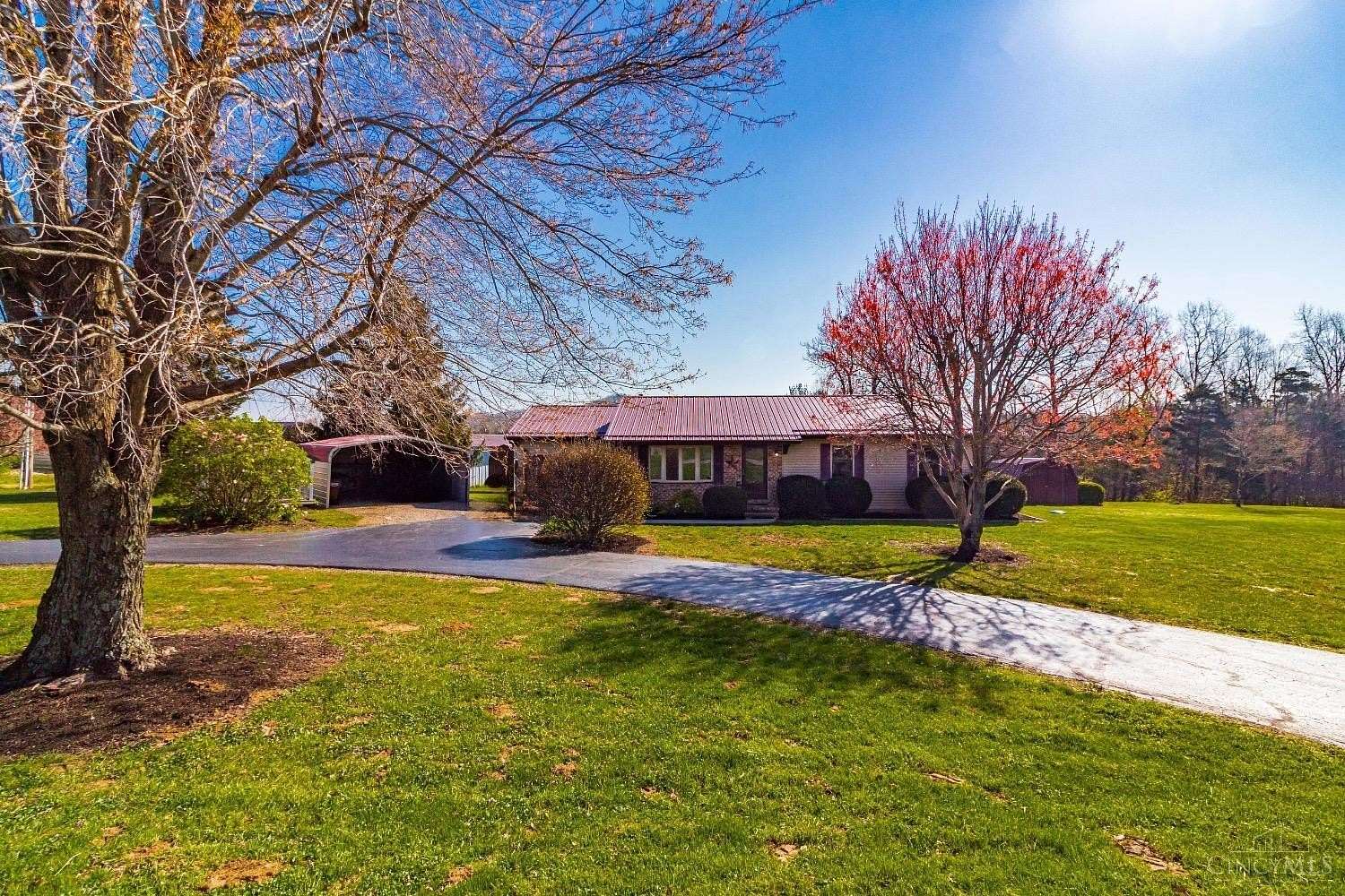 4 Acres of Residential Land with Home for Sale in Peebles, Ohio