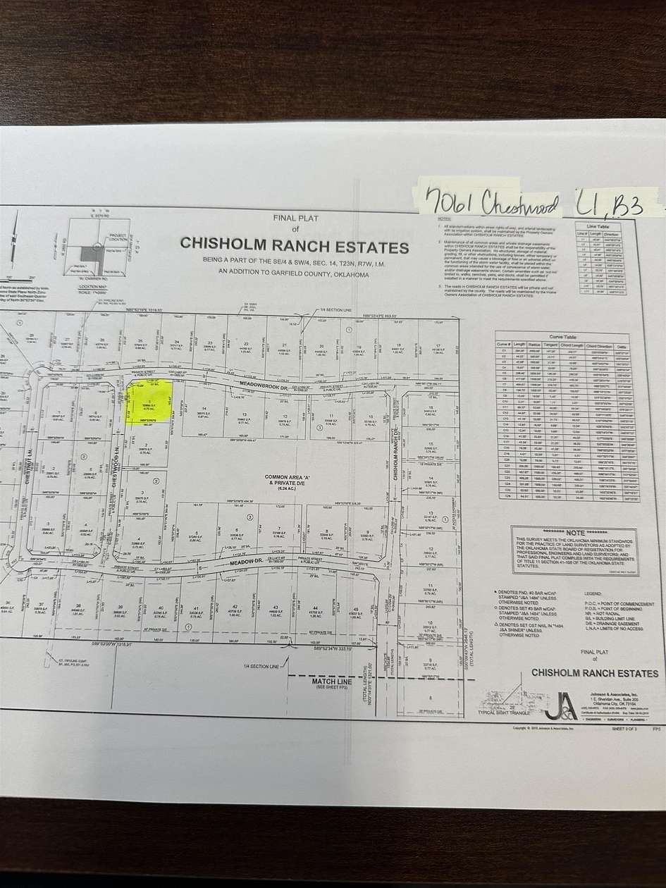 0.81 Acres of Residential Land for Sale in Enid, Oklahoma