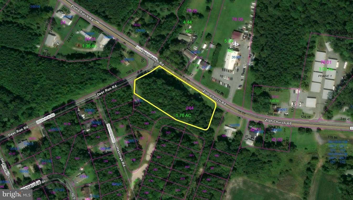 2.4 Acres of Commercial Land for Sale in Frankford, Delaware