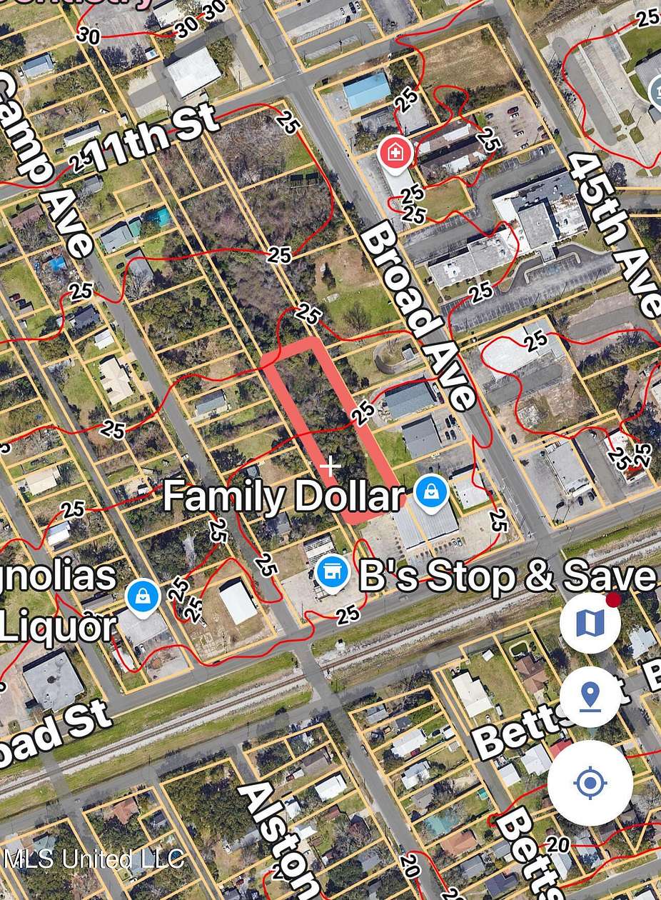 0.73 Acres of Commercial Land for Sale in Gulfport, Mississippi