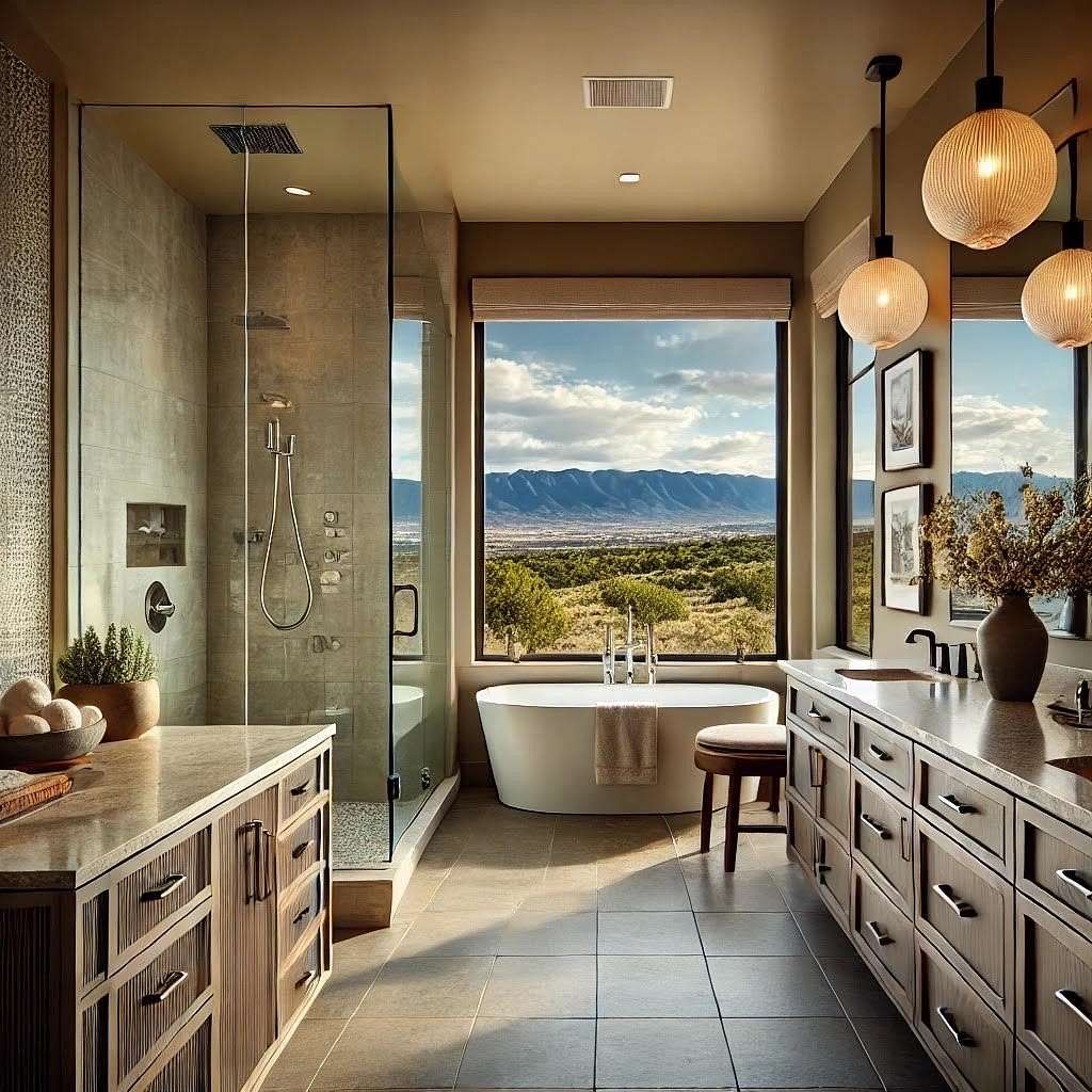 2.5 Acres of Residential Land with Home for Sale in Santa Fe, New Mexico