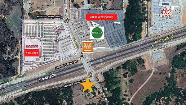 1.5 Acres of Mixed-Use Land for Lease in Weatherford, Texas