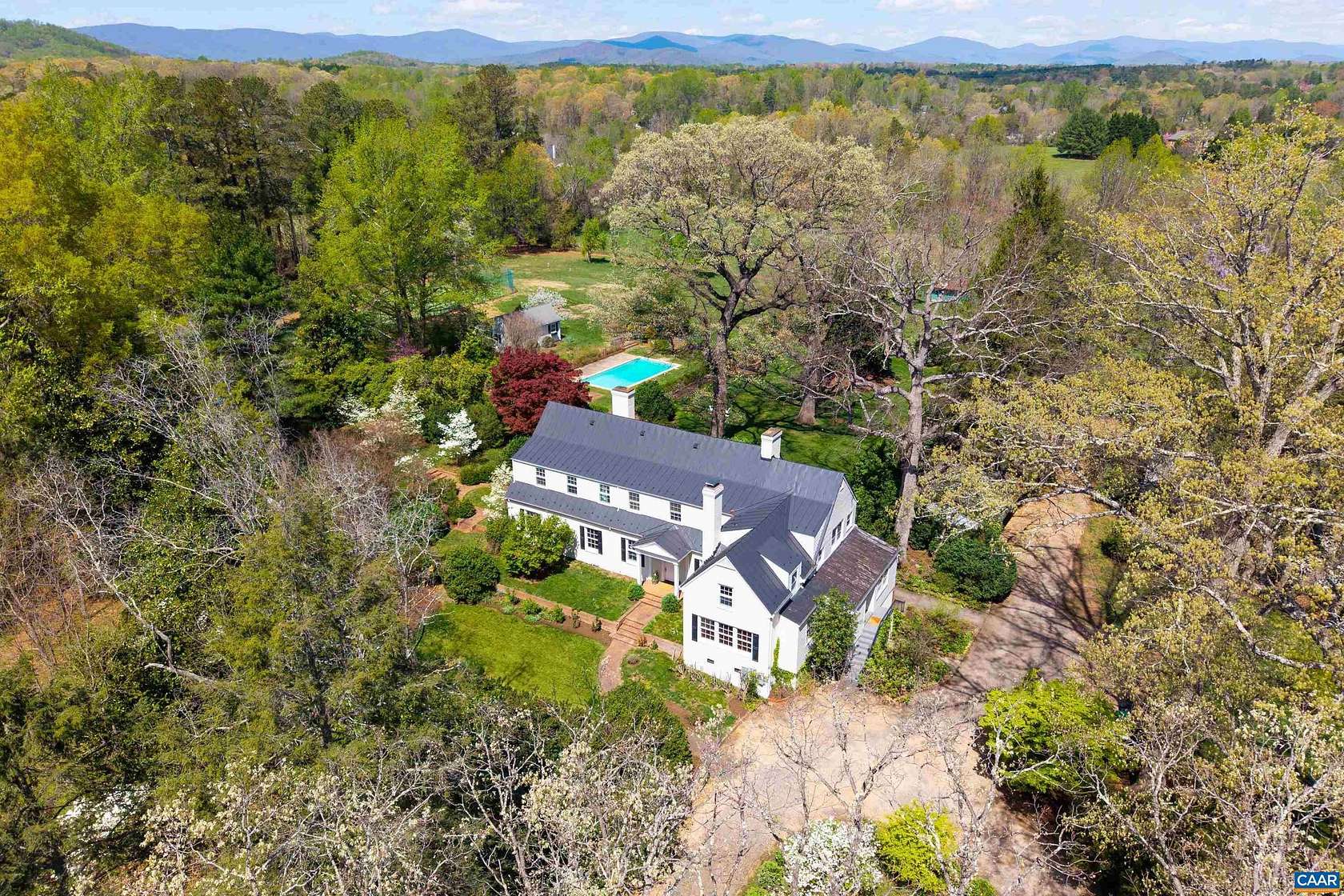 4.1 Acres of Residential Land with Home for Sale in Charlottesville, Virginia