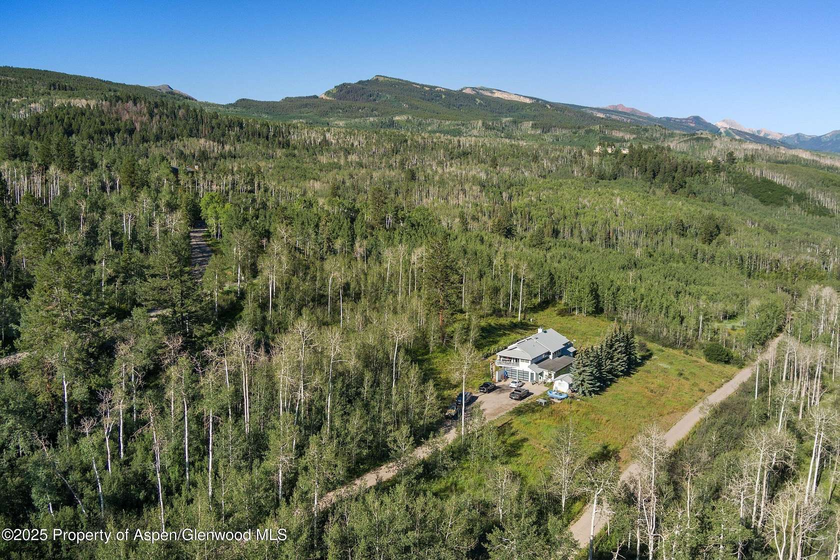 36.5 Acres of Land with Home for Sale in Aspen, Colorado