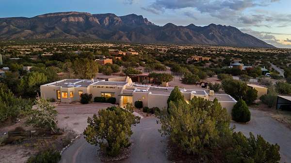 2.5 Acres of Residential Land with Home for Sale in Placitas, New Mexico