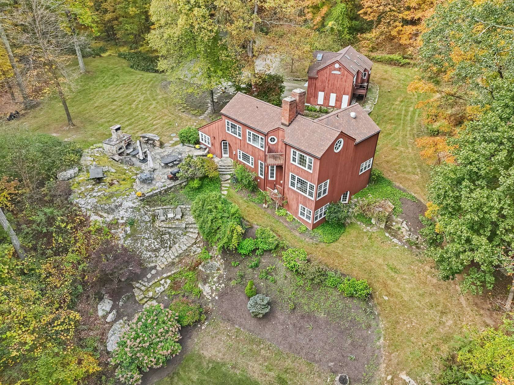 18.5 Acres of Land with Home for Sale in Redding, Connecticut