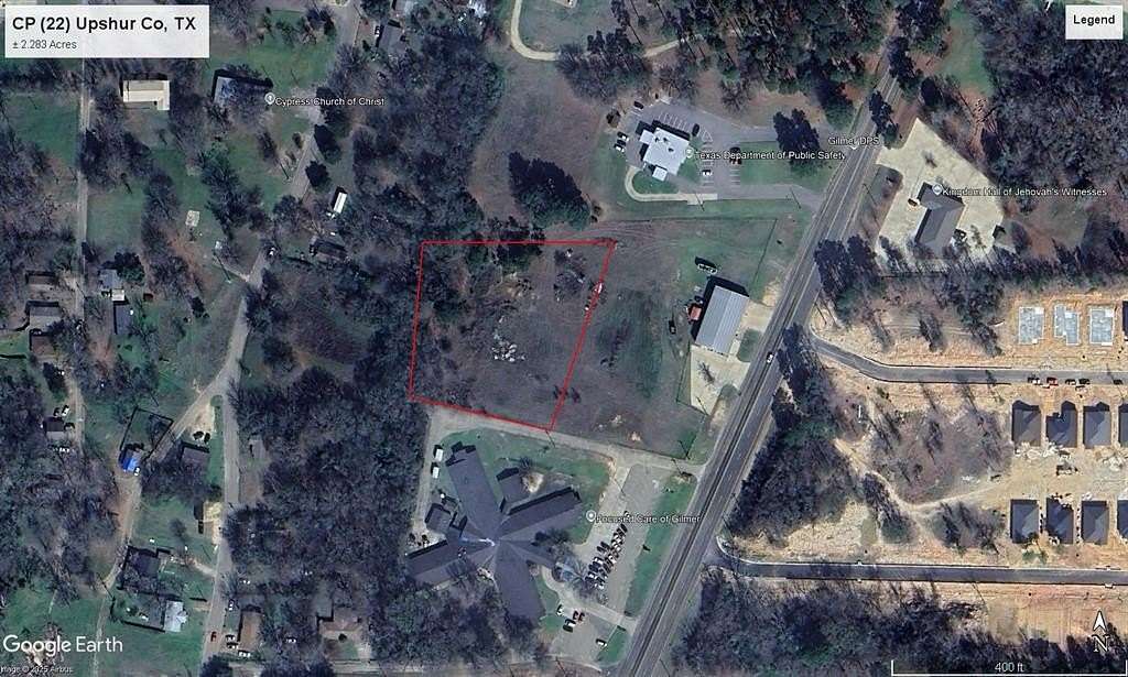 2.28 Acres of Land for Sale in Gilmer, Texas