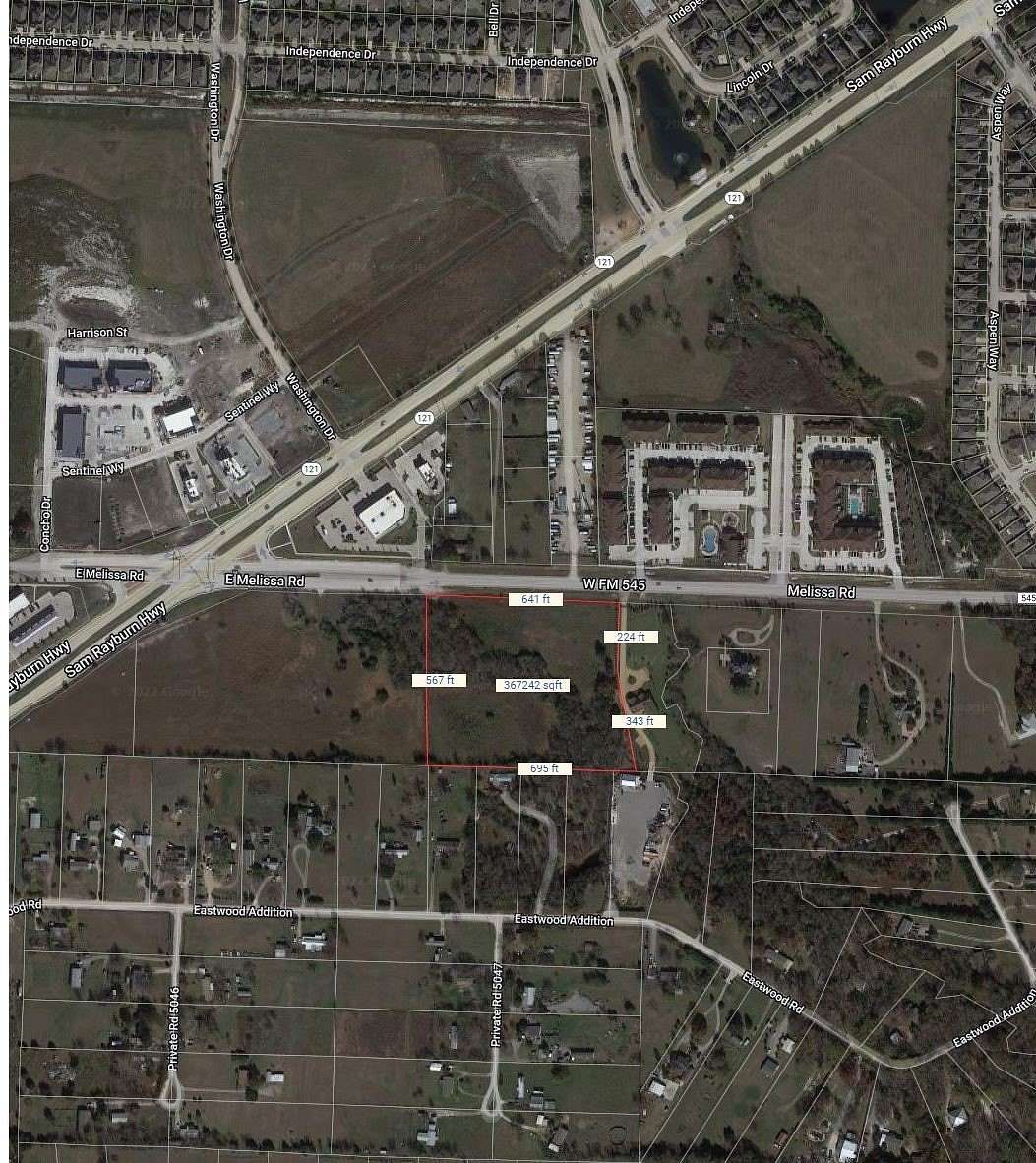 8.44 Acres of Land for Sale in Melissa, Texas