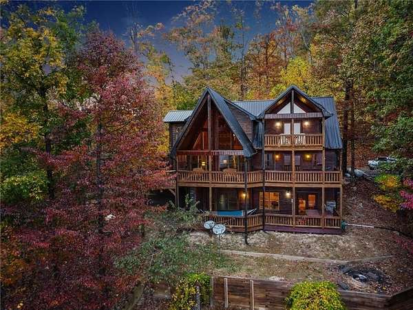 7.52 Acres of Residential Land with Home for Sale in Ellijay, Georgia
