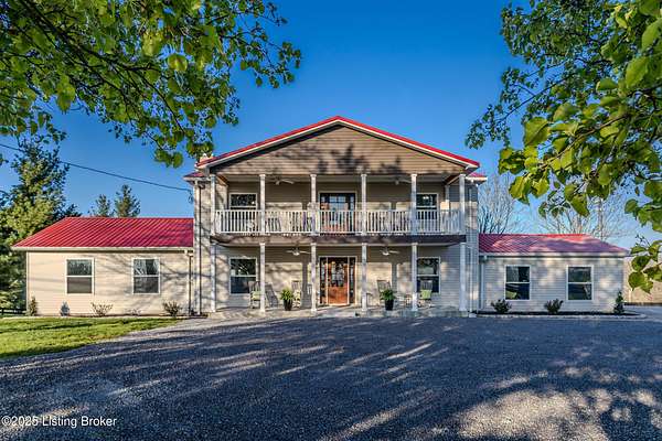 10.8 Acres of Land with Home for Sale in Fisherville, Kentucky