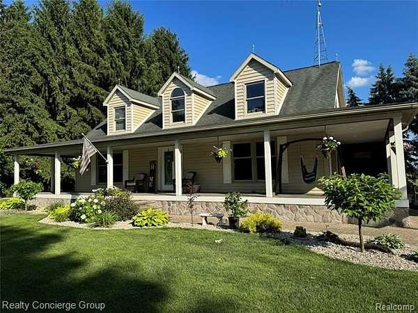 2.39 Acres of Residential Land with Home for Sale in Marlette, Michigan