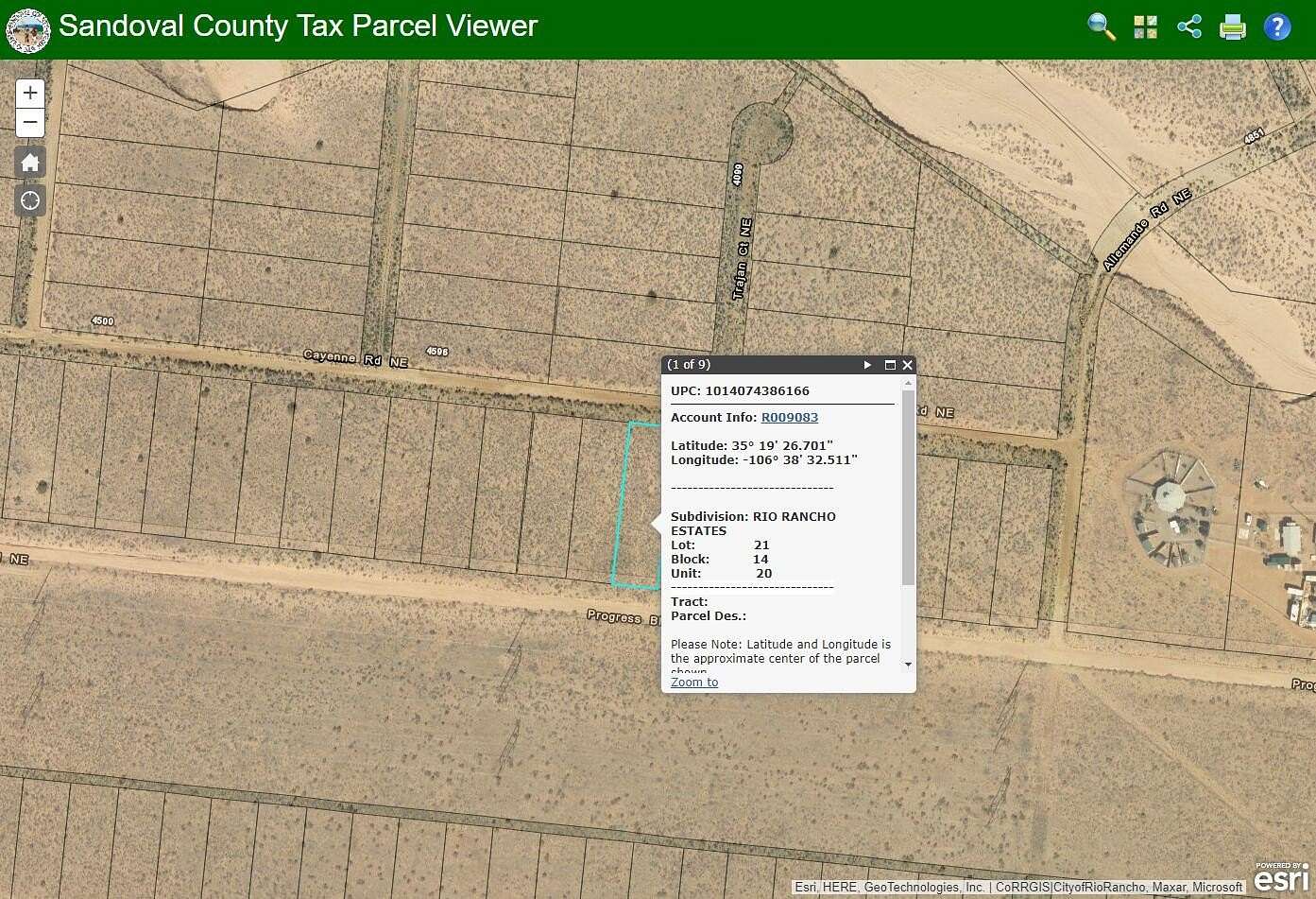 0.5 Acres of Land for Sale in Rio Rancho, New Mexico
