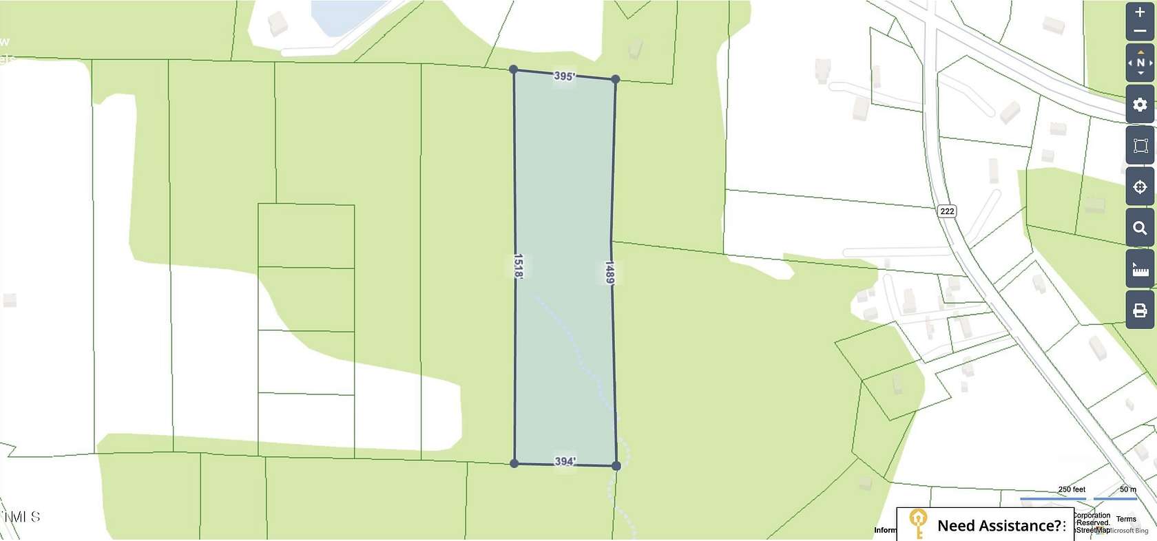 12.9 Acres of Land for Sale in Middlesex, North Carolina