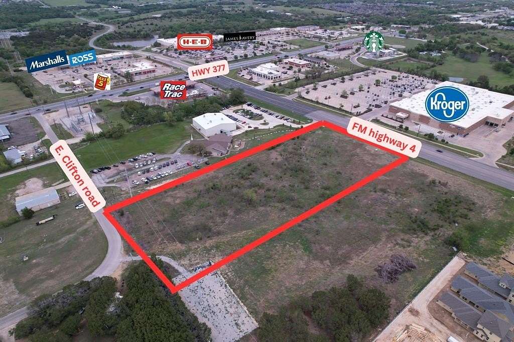 4.38 Acres of Commercial Land for Sale in Granbury, Texas