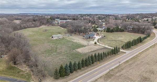 19.7 Acres of Land with Home for Sale in Cannon Falls, Minnesota
