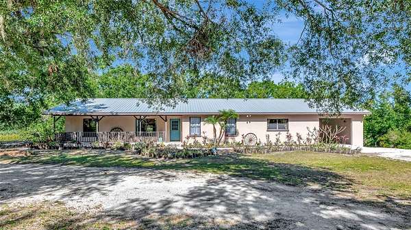10 Acres of Land with Home for Sale in Myakka City, Florida