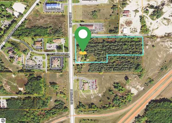 12 Acres of Mixed-Use Land for Sale in Cadillac, Michigan