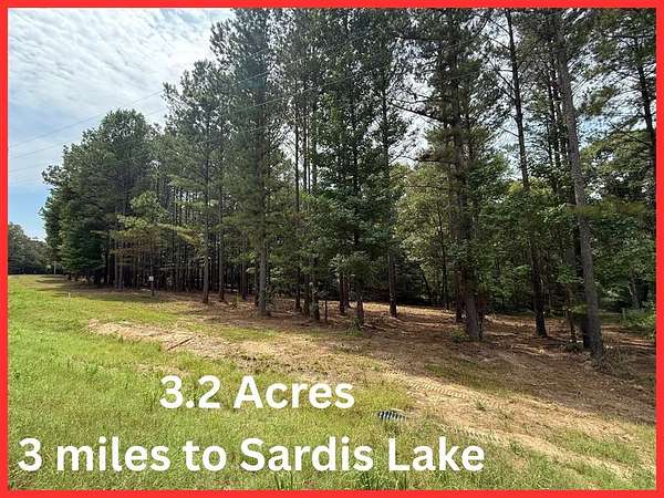 3.2 Acres of Residential Land for Sale in Sardis, Mississippi