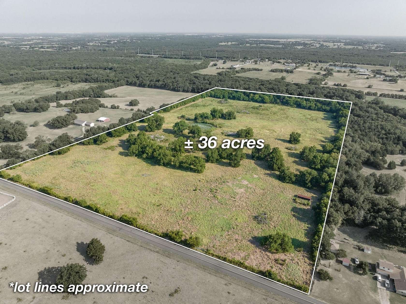 36 Acres of Recreational & Residential Land for Sale in Farmersville, Texas
