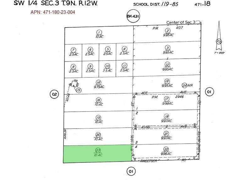 10 Acres of Residential Land for Sale in Rosamond, California