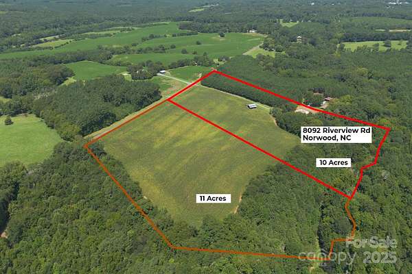11 Acres of Land for Sale in Norwood, North Carolina