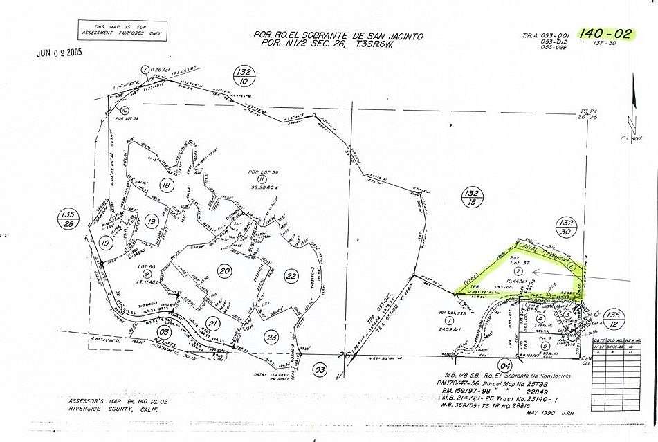 10.4 Acres of Land for Sale in Riverside, California