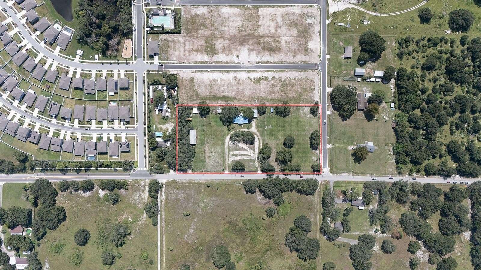 4.5 Acres of Residential Land with Home for Sale in Riverview, Florida