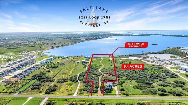 6.4 Acres of Land for Sale in Rockport, Texas