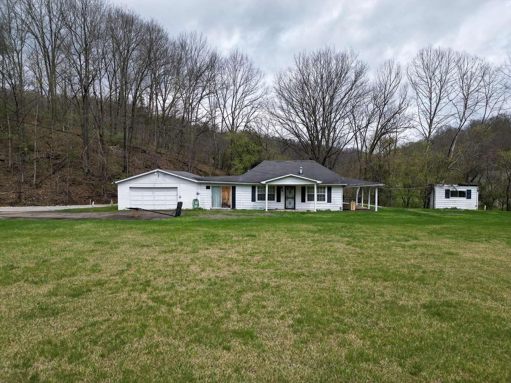 1.5 Acres of Residential Land with Home for Sale in West Hamlin, West Virginia