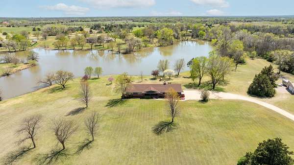 14.3 Acres of Land with Home for Sale in Goddard, Kansas