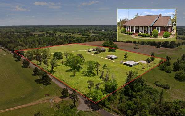 14 Acres of Land with Home for Sale in Mount Pleasant, Texas
