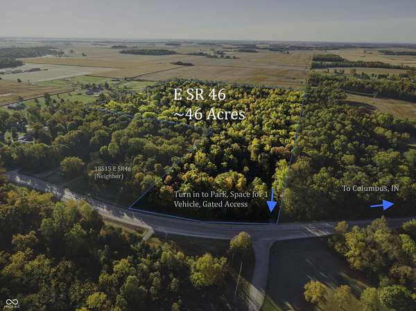 45.4 Acres of Recreational Land for Sale in Columbus, Indiana