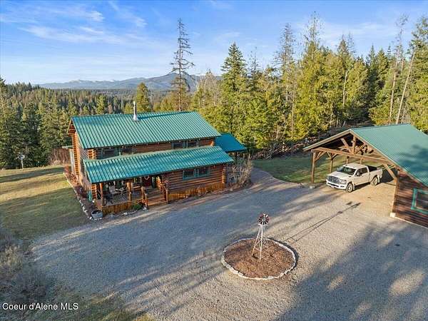 13 Acres of Land with Home for Sale in Priest River, Idaho