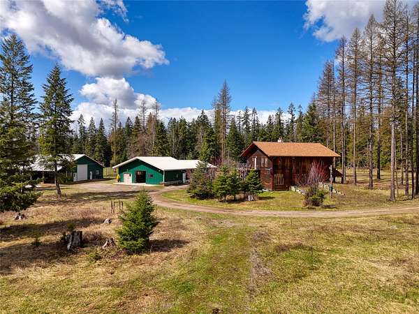 20 Acres of Recreational Land with Home for Sale in Kalispell, Montana