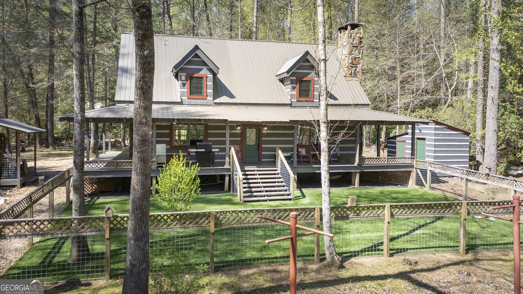 2 Acres of Residential Land with Home for Sale in Cleveland, Georgia