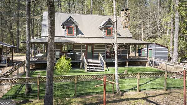 2 Acres of Residential Land with Home for Sale in Cleveland, Georgia