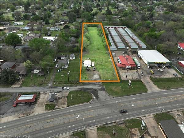 1.7 Acres of Improved Commercial Land for Sale in Poteau, Oklahoma