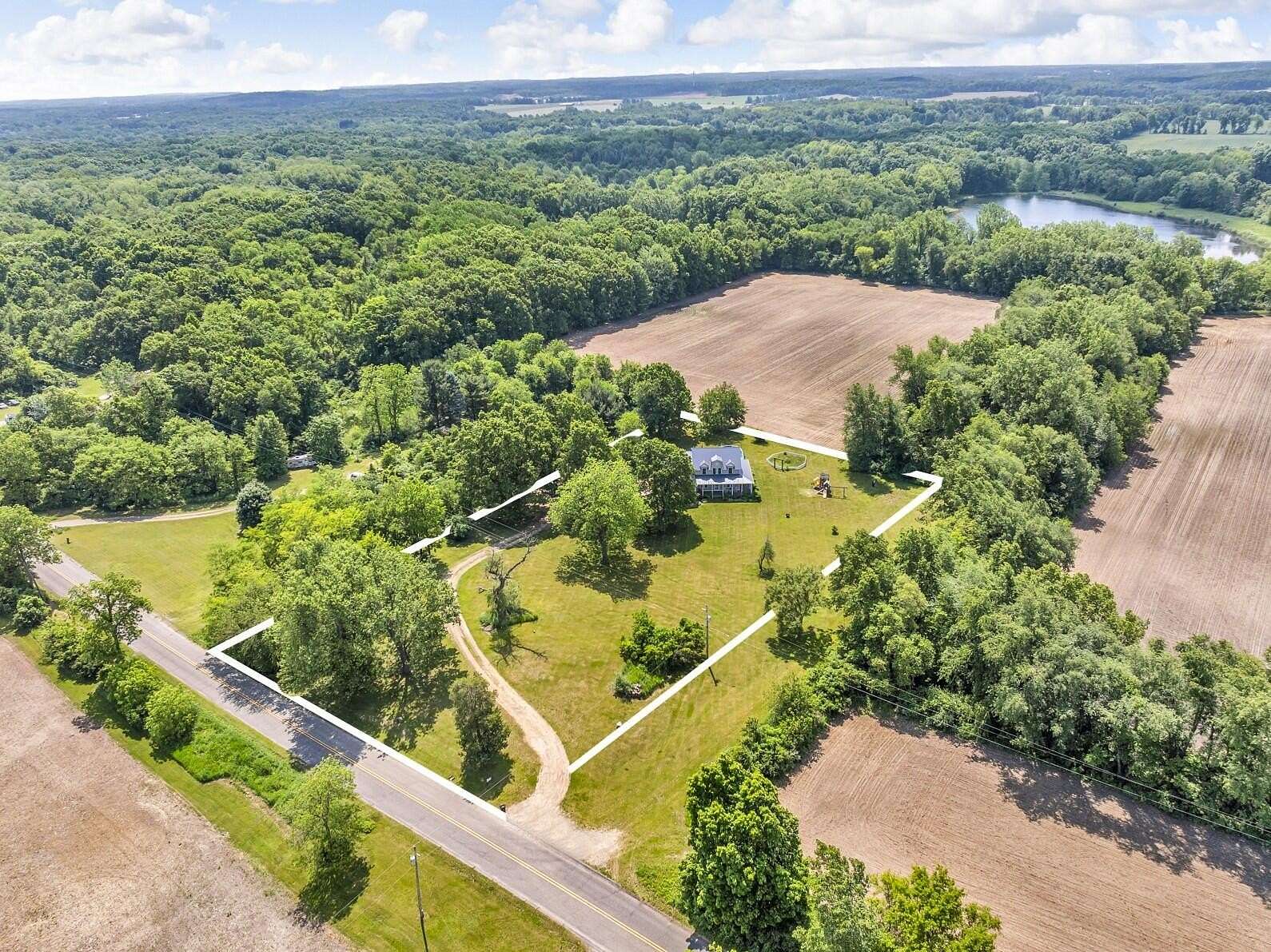 1.87 Acres of Land with Home for Sale in Hanover, Michigan