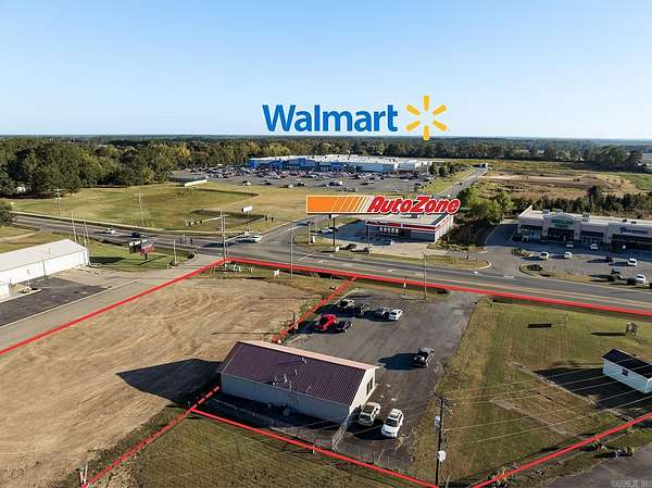 1.7 Acres of Improved Commercial Land for Sale in Beebe, Arkansas