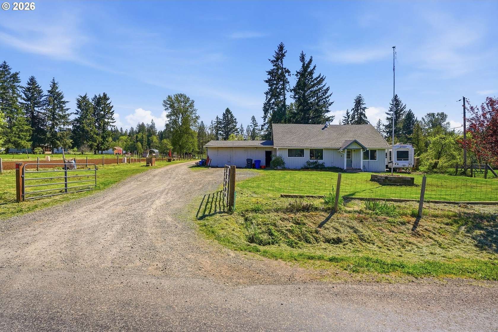 1.79 Acres of Land with Home for Sale in Colton, Oregon