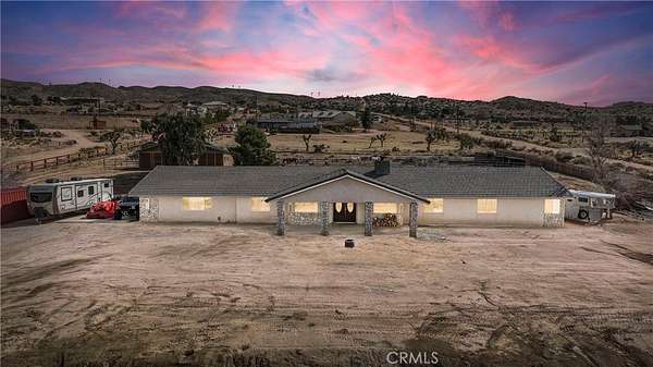 2 Acres of Residential Land with Home for Sale in Apple Valley, California