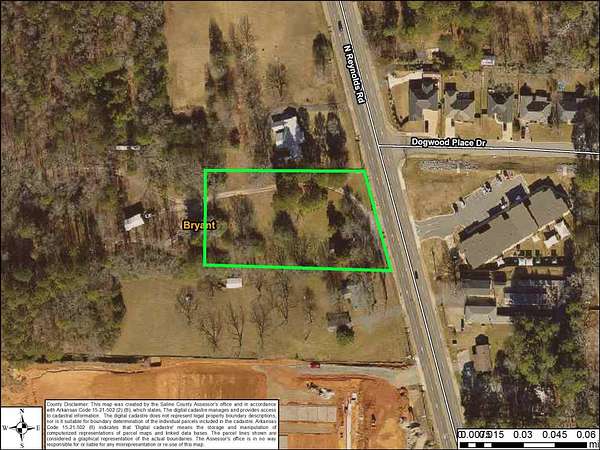 1.69 Acres of Commercial Land for Sale in Bryant, Arkansas