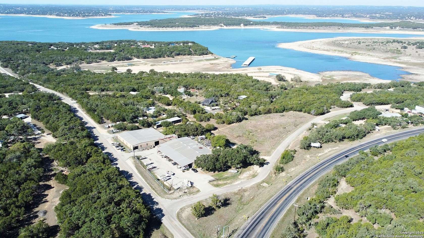 1.5 Acres of Improved Commercial Land for Sale in Canyon Lake, Texas