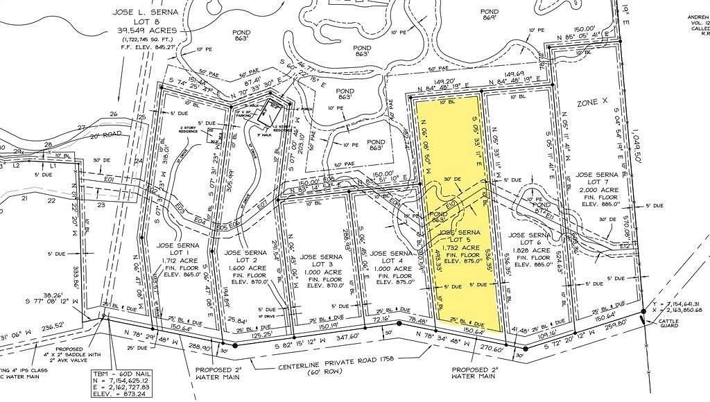 1.73 Acres of Residential Land for Sale in Chico, Texas