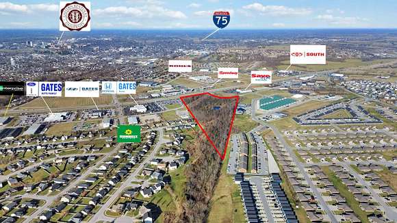 16 Acres of Commercial Land for Sale in Richmond, Kentucky