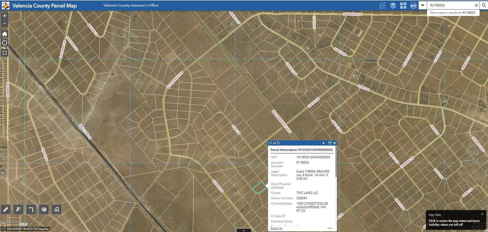 5 Acres of Land for Sale in Rio Communities, New Mexico