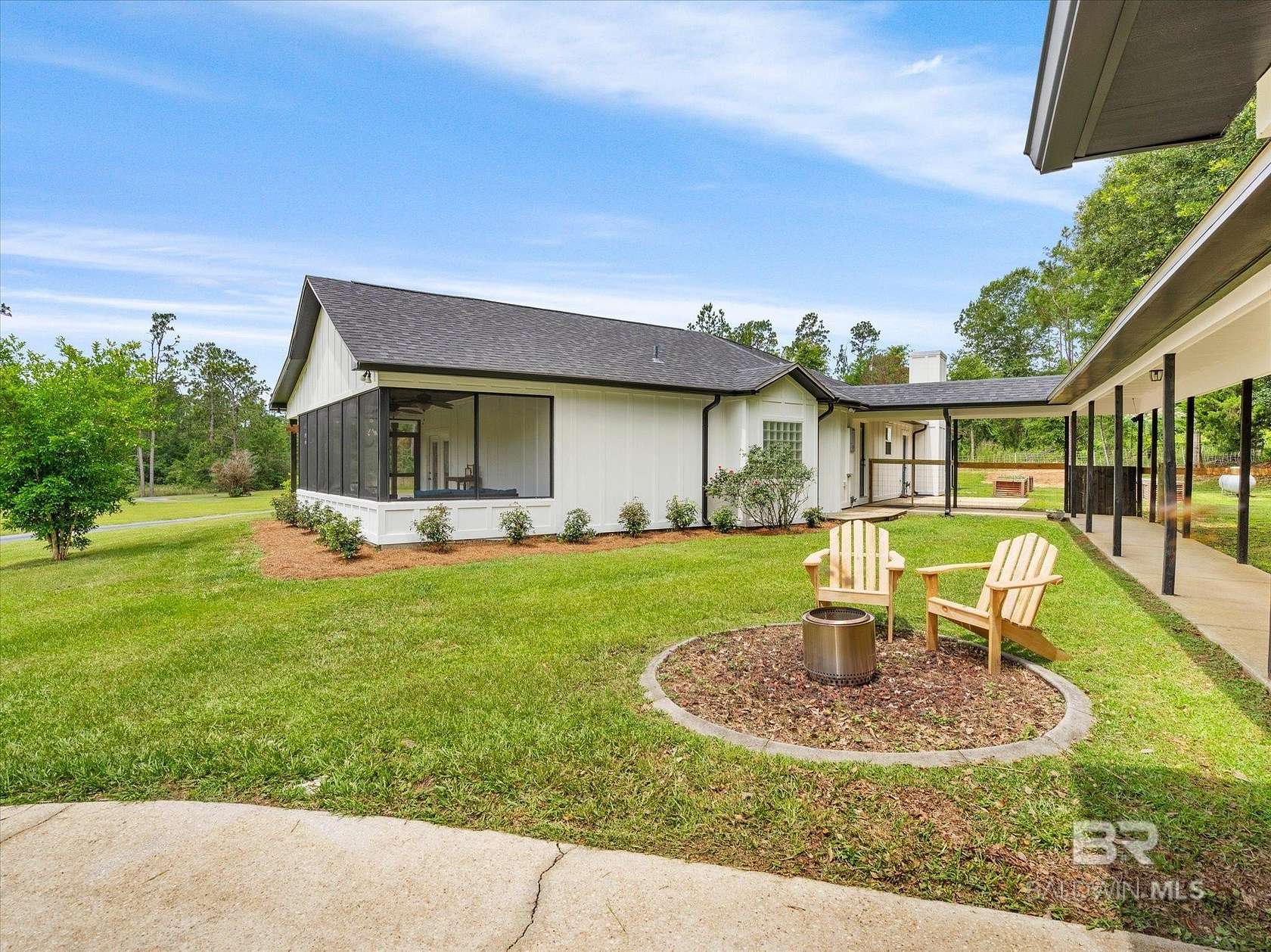 32 Acres of Recreational Land with Home for Sale in Robertsdale, Alabama