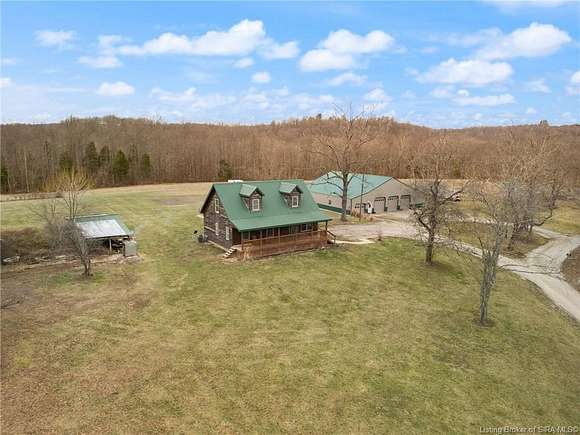 45 Acres of Recreational Land with Home for Sale in English, Indiana